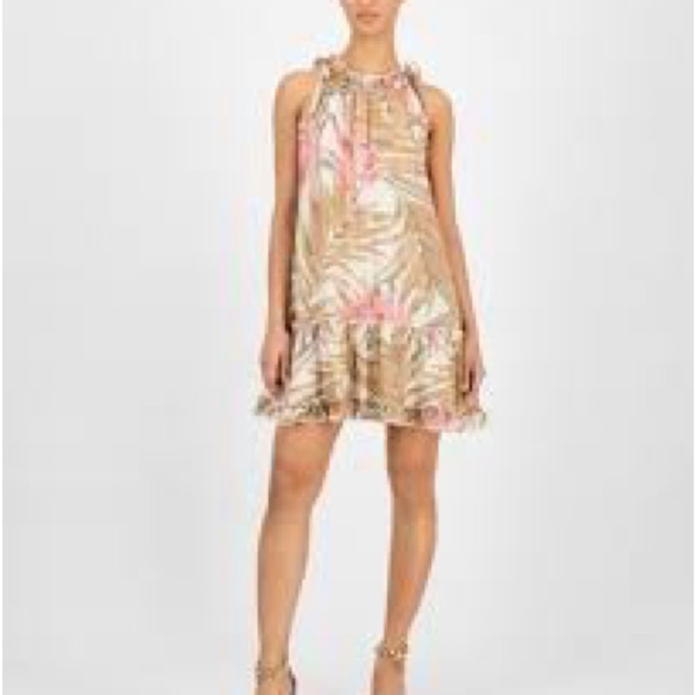 Robbie Bee Multicolor Ruffle Dress - Picture 8 of 8
